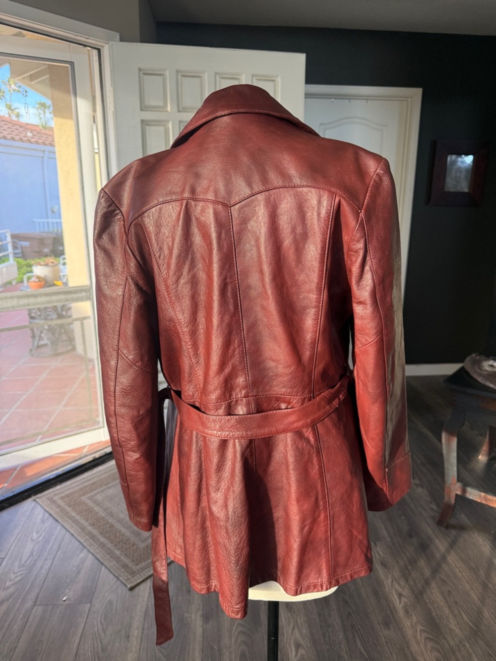 Vintage Remy Leather Fashions burgundy Leather Jacket - Picture 2 of 8